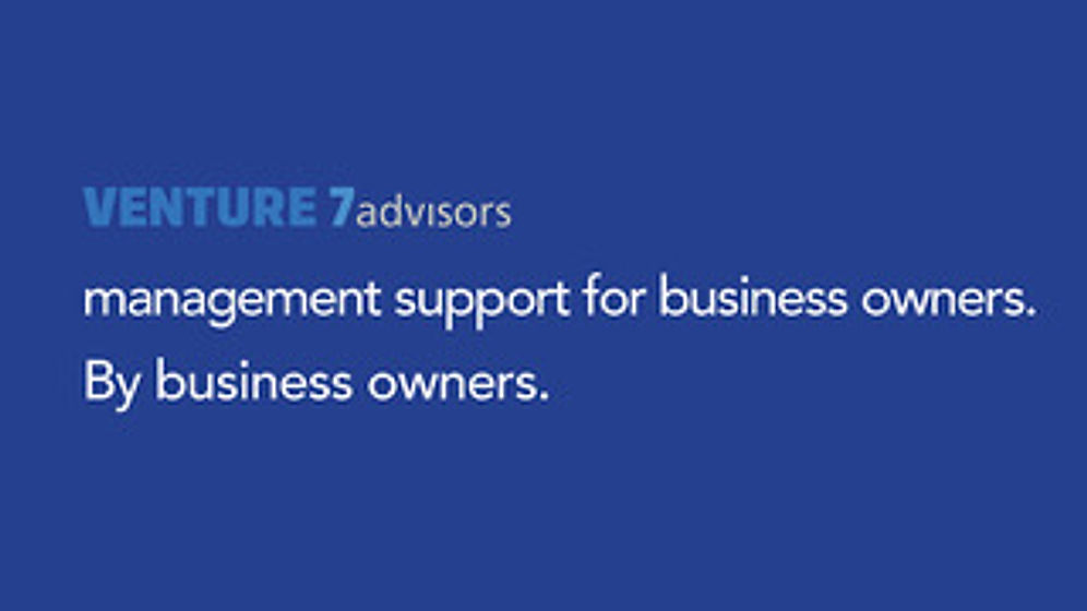 Venture 7 Advisors- a different kind of consulting company